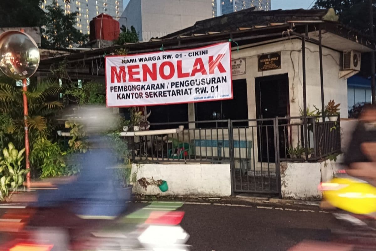 Warga Cikini Tolak Kantor RW Dijadikan SPPG, Ketua RT: Bukan Dibongkar, tetapi Direlokasi