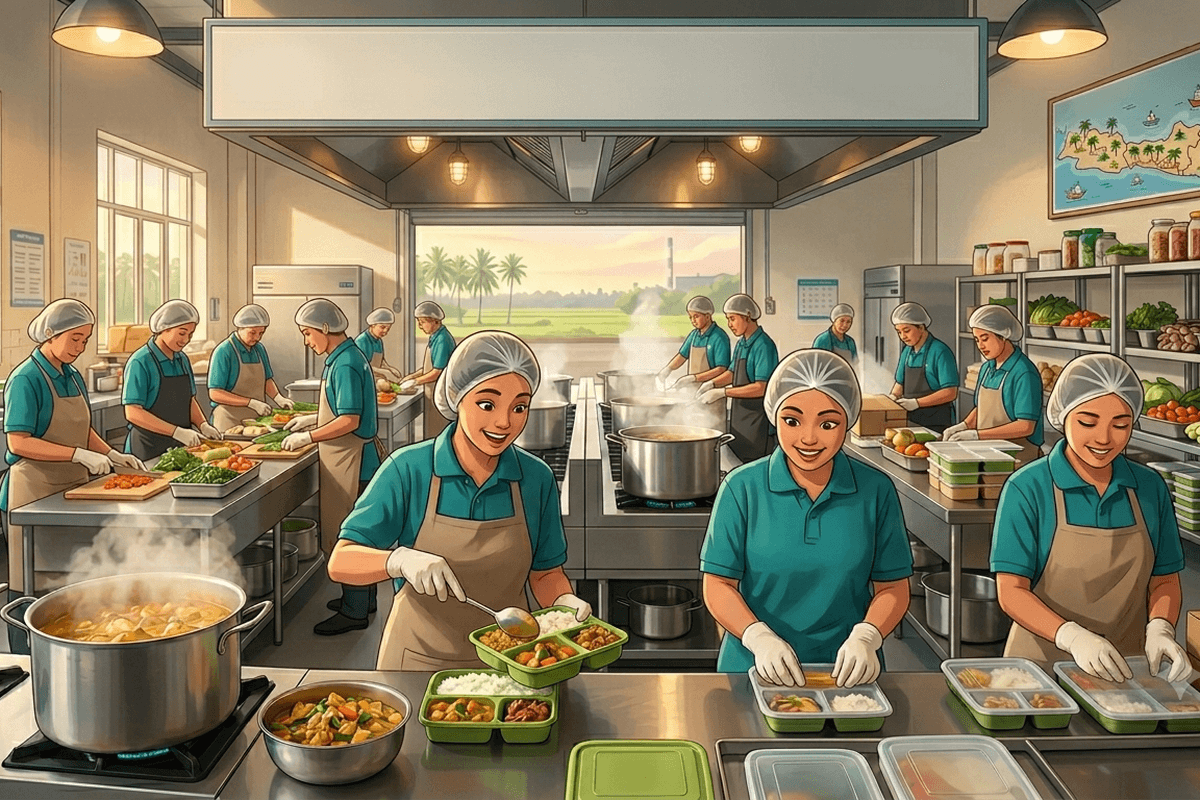 Dapur MBG di Bandung Barat Manfaatkan AI, Cek Menu hingga Pengaduan Bisa Lewat WhatsApp